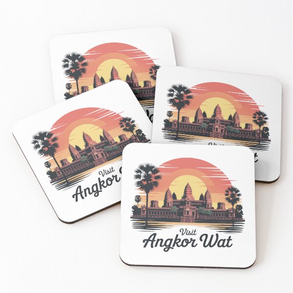 Item preview, Retro Cambodia Temple Mystical Angkor Wat designed and sold by Blok45.