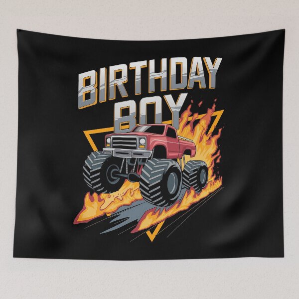 Item preview, Monster Truck Birthday Boy designed and sold by CruelShadesSt.