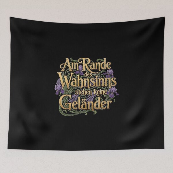 Item preview, There are no guardrails at the edge of madness. designed and sold by Pflugart.
