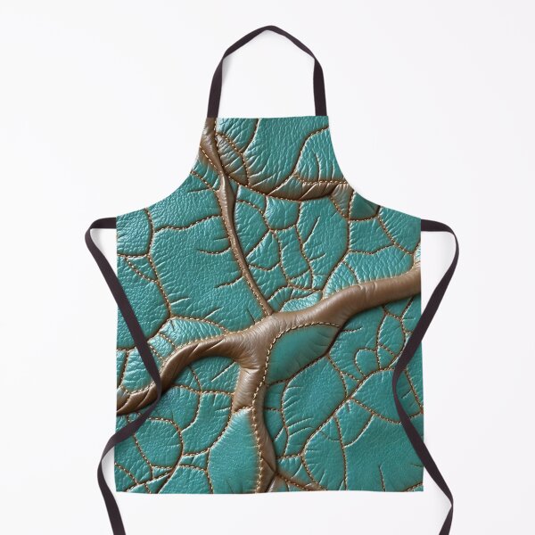 Item preview, Teal and Mocha Mousse Leather Texture designed and sold by SolaoLab.