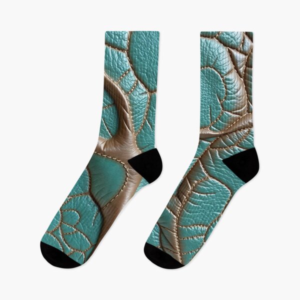 Item preview, Teal and Mocha Mousse Leather Texture designed and sold by SolaoLab.