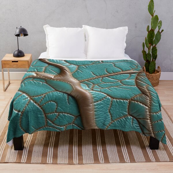 Item preview, Teal and Mocha Mousse Leather Texture designed and sold by SolaoLab.
