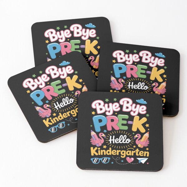 Item preview, Bye Bye Prek Hello Kindergarten Flamingo Back to School  designed and sold by catsdothingz.