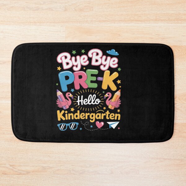 Item preview, Bye Bye Prek Hello Kindergarten Flamingo Back to School  designed and sold by catsdothingz.