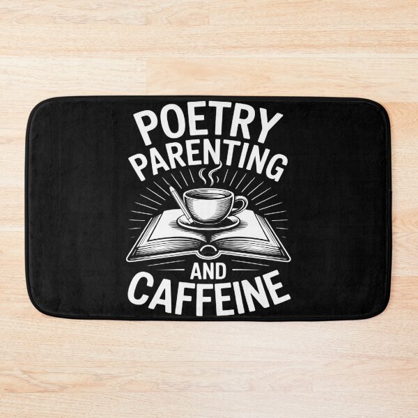 Item preview, Poetry Parenting and Caffeine - Writing Lover Father's Day designed and sold by Tatianamiobi.