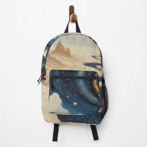 Item preview, Alien planetary landscape with a flowing river designed and sold by Mianku | Für das Leben.