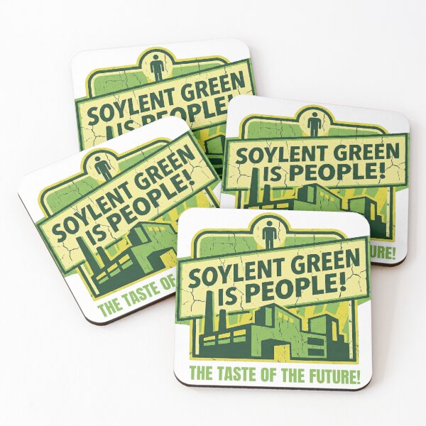 Item preview, Soylent Green Is People – Vintage Distressed Sci-Fi Warning designed and sold by Sventek.