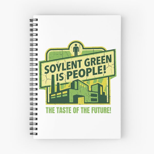 Item preview, Soylent Green Is People – Vintage Distressed Sci-Fi Warning designed and sold by Sventek.
