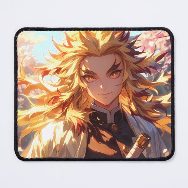 Item preview, Kyojuro Rengoku Demon Slayer Anime Flame Hashira Power designed and sold by Tokyonomad.