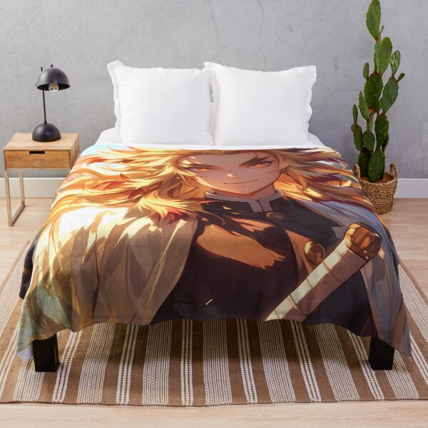Item preview, Kyojuro Rengoku Demon Slayer Anime Flame Hashira Power designed and sold by Tokyonomad.