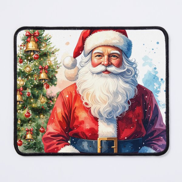 Item preview, Classic Santa Claus Christmas Artwork – Festive Holiday Illustration with Watercolor Style designed and sold by Beamiverse.