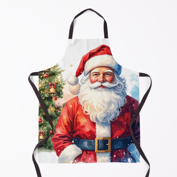 Item preview, Classic Santa Claus Christmas Artwork – Festive Holiday Illustration with Watercolor Style designed and sold by Beamiverse.