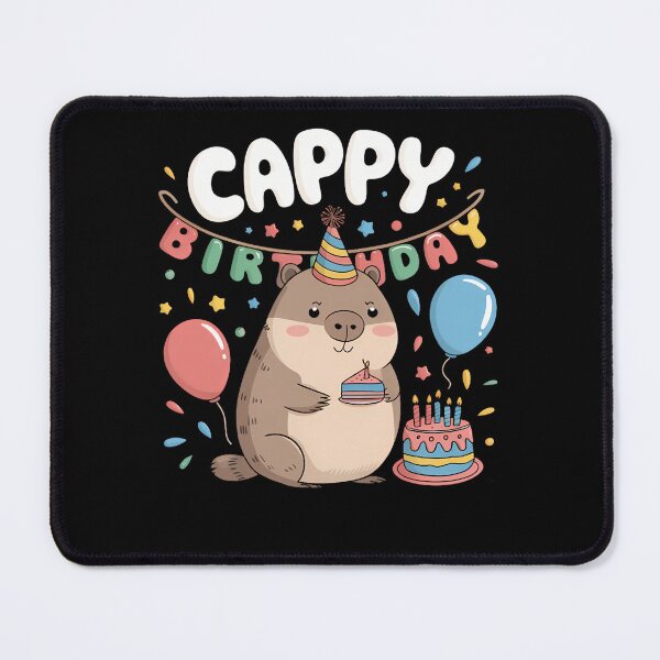 Item preview, Cappy Birthday Capybara Lovers Girl Boy Happy Birthday designed and sold by CruelShadesSt.
