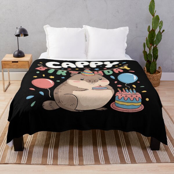 Item preview, Cappy Birthday Capybara Lovers Girl Boy Happy Birthday designed and sold by CruelShadesSt.