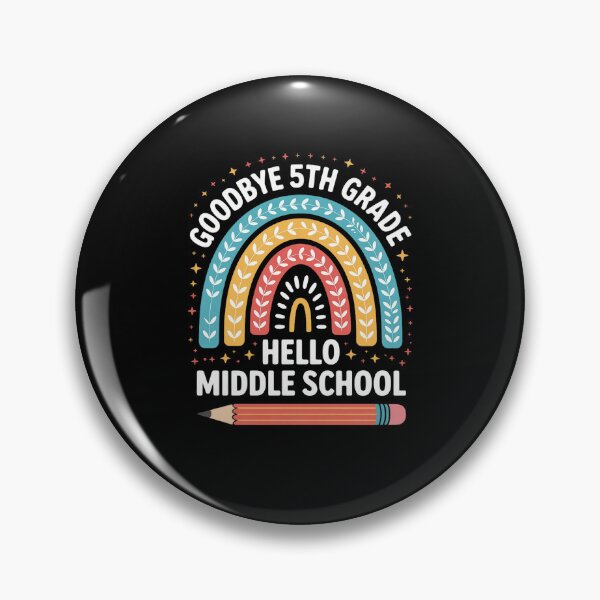 Item preview, Goodbye 5th Grade Hello Middle School Here I Come Graduation  designed and sold by catsdothingz.