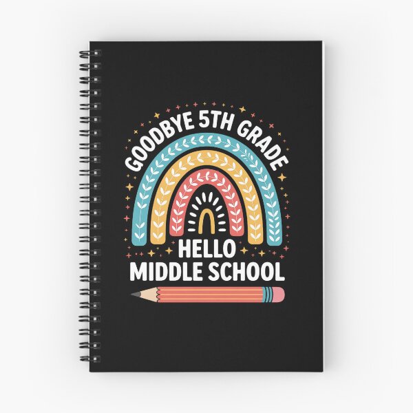 Item preview, Goodbye 5th Grade Hello Middle School Here I Come Graduation  designed and sold by catsdothingz.
