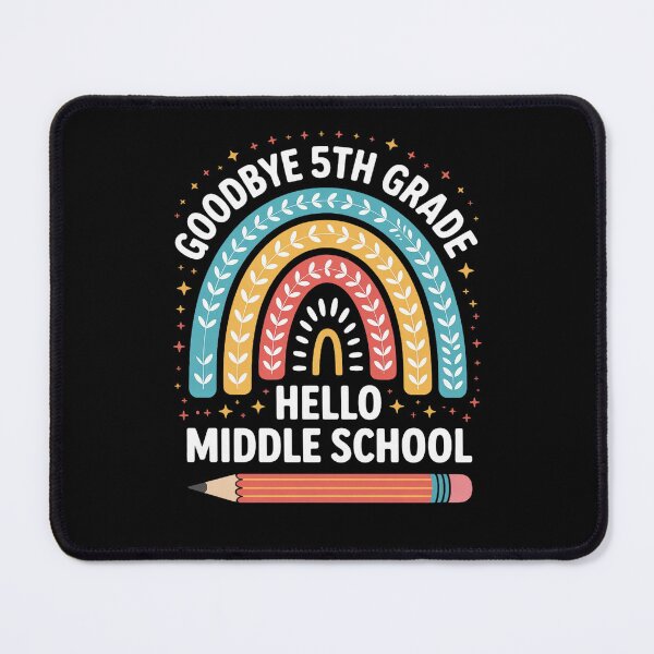 Item preview, Goodbye 5th Grade Hello Middle School Here I Come Graduation designed and sold by catsdothingz.