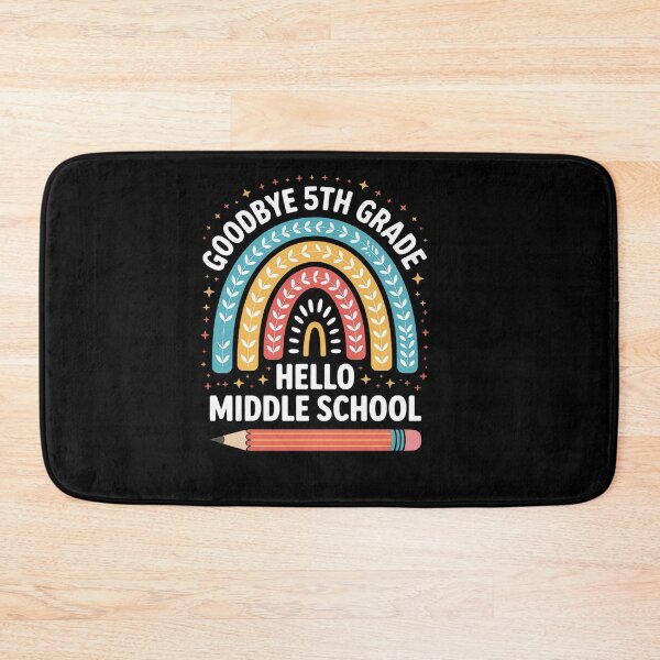 Item preview, Goodbye 5th Grade Hello Middle School Here I Come Graduation  designed and sold by catsdothingz.