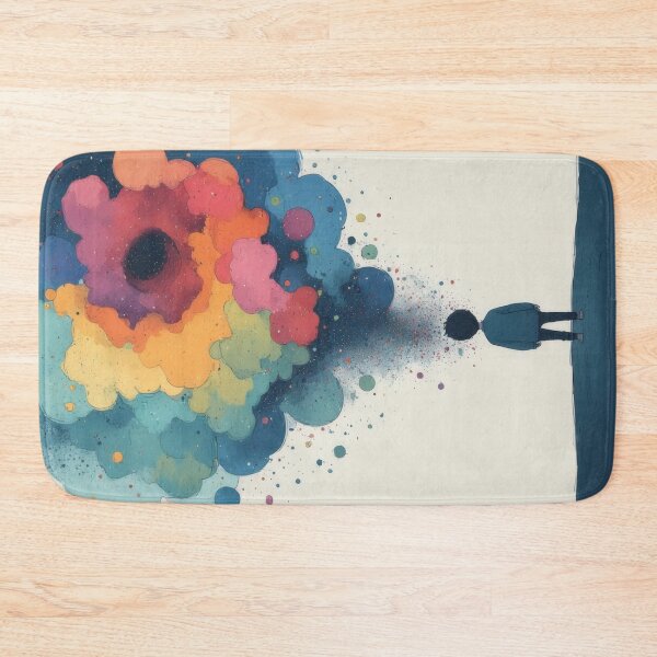 Item preview, The dreamer and his explosion of color thoughts designed and sold by Mianku | Für das Leben.