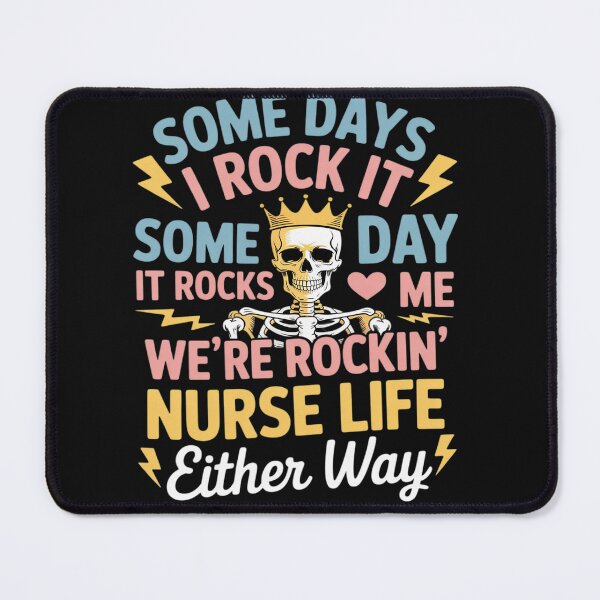 Item preview, Nurse Skeleton Tour Somes Day I Rock It Nurse Life designed and sold by katherintration.