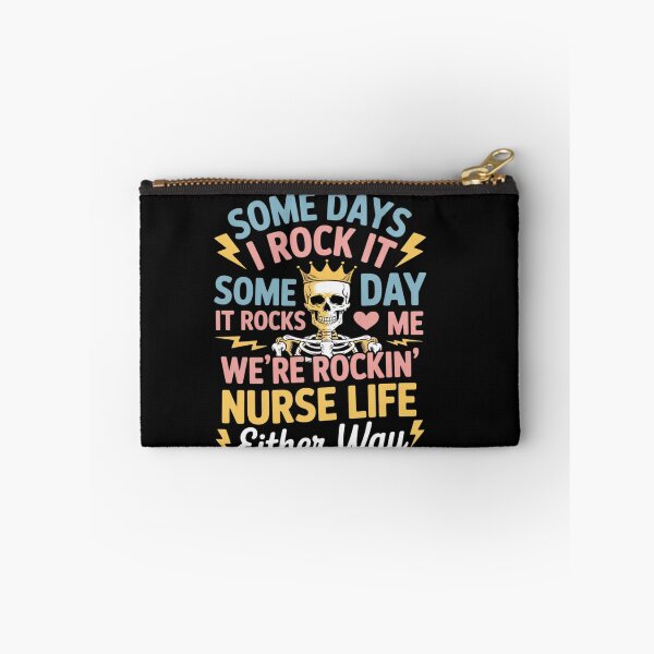 Item preview, Nurse Skeleton Tour Somes Day I Rock It Nurse Life designed and sold by katherintration.