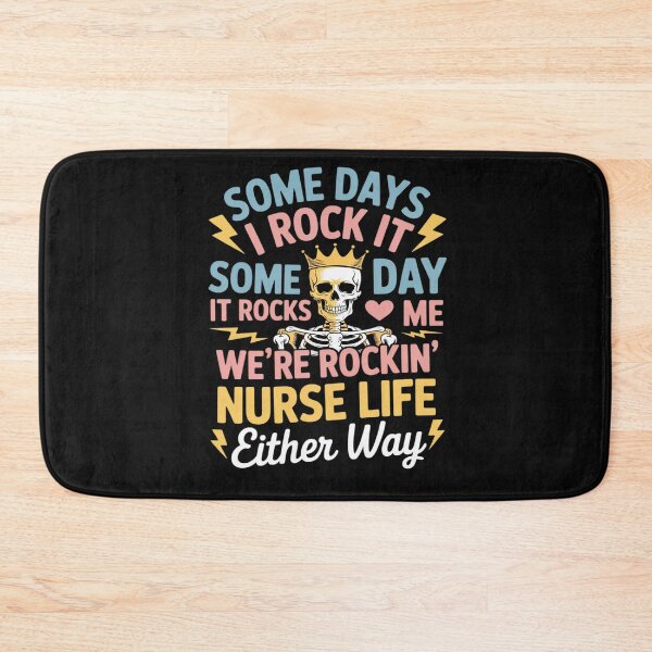 Item preview, Nurse Skeleton Tour Somes Day I Rock It Nurse Life designed and sold by katherintration.