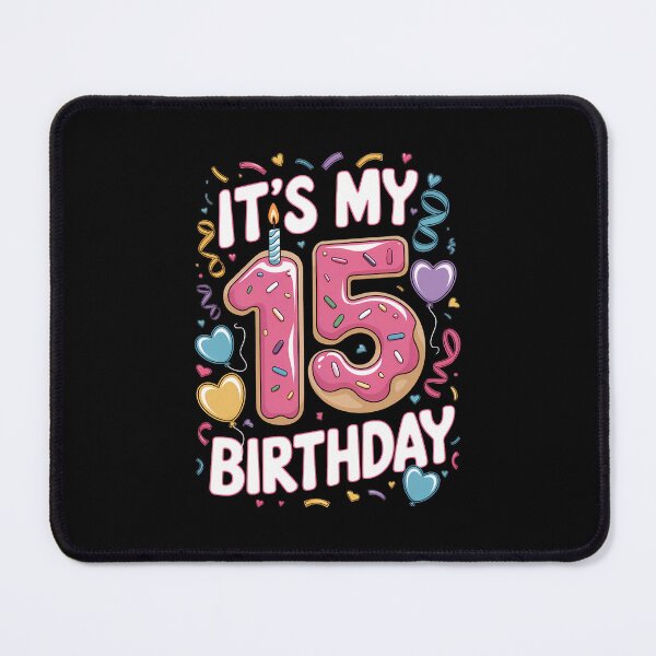 Item preview, It's My 15th Birthday Doughnut Happy 15 Years Old Girl Kids designed and sold by CruelShadesSt.