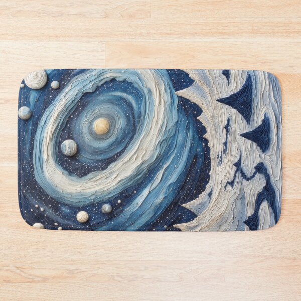 Item preview, Swirling sky over frozen landscape designed and sold by Mianku | Für das Leben.