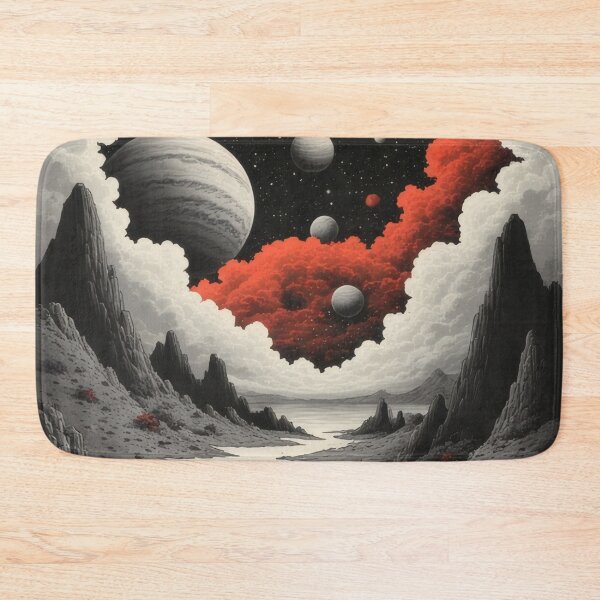 Item preview, Surreal lunar landscape with cosmic elements designed and sold by Mianku | Für das Leben.