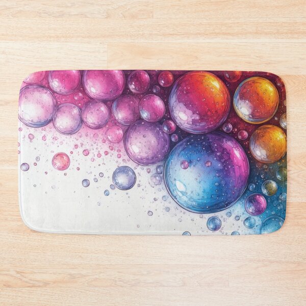 Item preview, Shimmering bubbles in vibrant colors designed and sold by Mianku | Für das Leben.