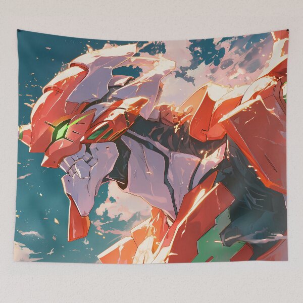Item preview, Evangelion Unit 01 Neon Genesis Evangelion Powerful Anime Mecha Sky Energy designed and sold by Tokyonomad.