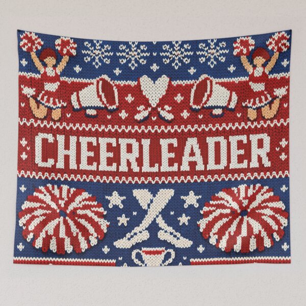 Item preview, Cheerleader, cool knitted picture designed and sold by Mauswohn.