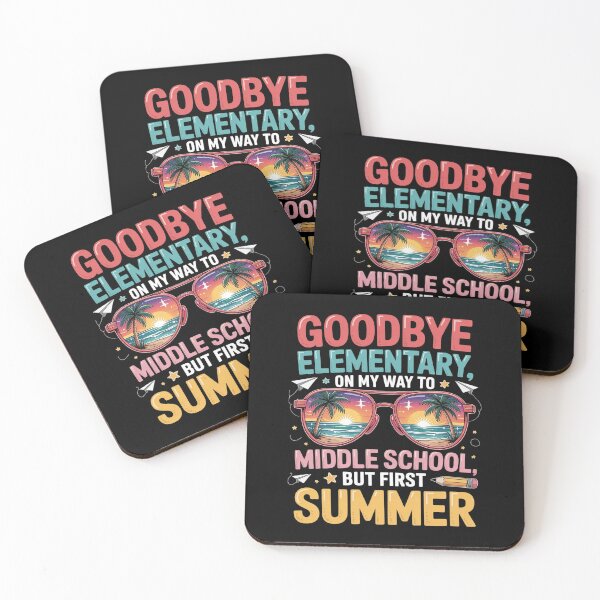 Item preview, Goodbye Elementary School Graduation To Middle School  designed and sold by catsdothingz.