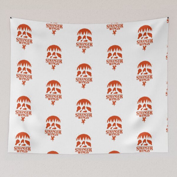 Item preview, Stranger Wings Funny Chicken Pop Culture Parody designed and sold by LaughLab Apparel.