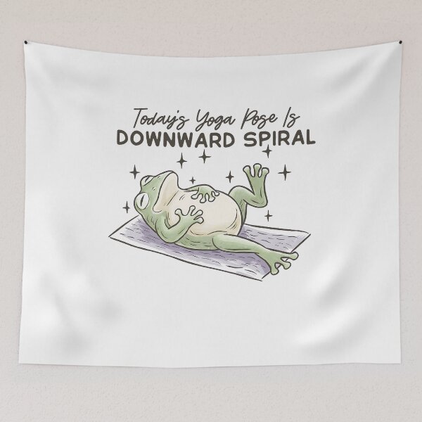 Item preview, Funny Yoga Frog designed and sold by Shelyapinglasha.