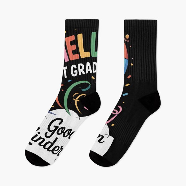 Item preview, Goodbye Kindergarten Hello First Grade 1st Graduation designed and sold by catsdothingz.