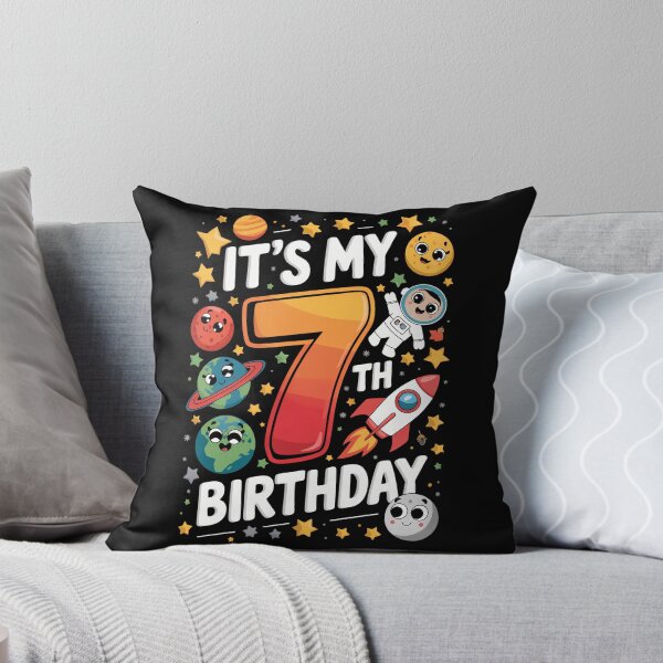 Item preview, It's My 7th Birthday Happy Turing 7 Year Outer Space 7 Bday designed and sold by CruelShadesSt.