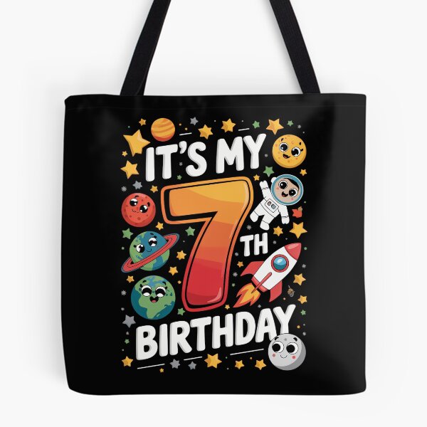 Item preview, It's My 7th Birthday Happy Turing 7 Year Outer Space 7 Bday designed and sold by CruelShadesSt.