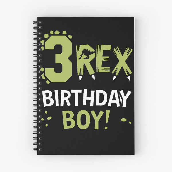 Item preview, Three Rex Birthday Boy 3rd Birthday Dinosaur Third Year Old designed and sold by CruelShadesSt.