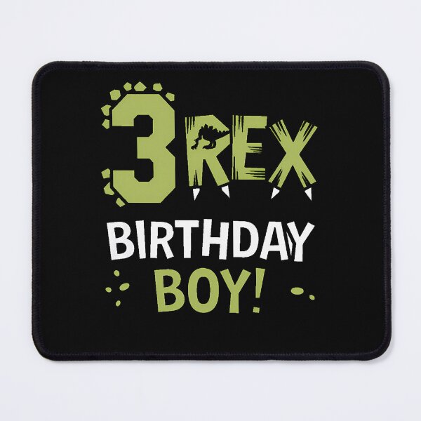 Item preview, Three Rex Birthday Boy 3rd Birthday Dinosaur Third Year Old designed and sold by CruelShadesSt.