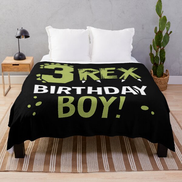 Item preview, Three Rex Birthday Boy 3rd Birthday Dinosaur Third Year Old designed and sold by CruelShadesSt.