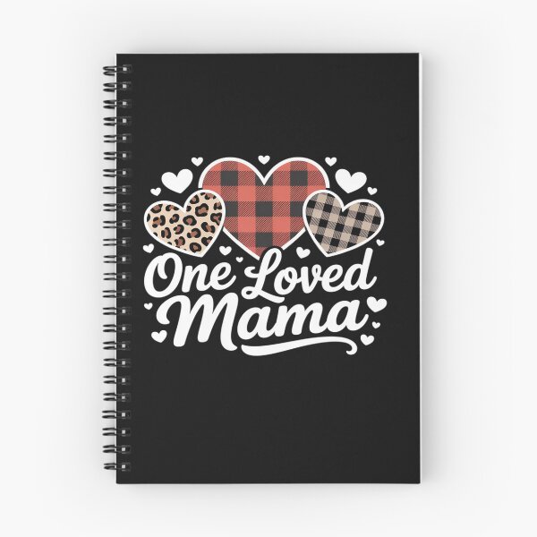 Item preview, One Loved MAMA Cute Buffalo Plaid Heart Family Valentine designed and sold by katherintration.