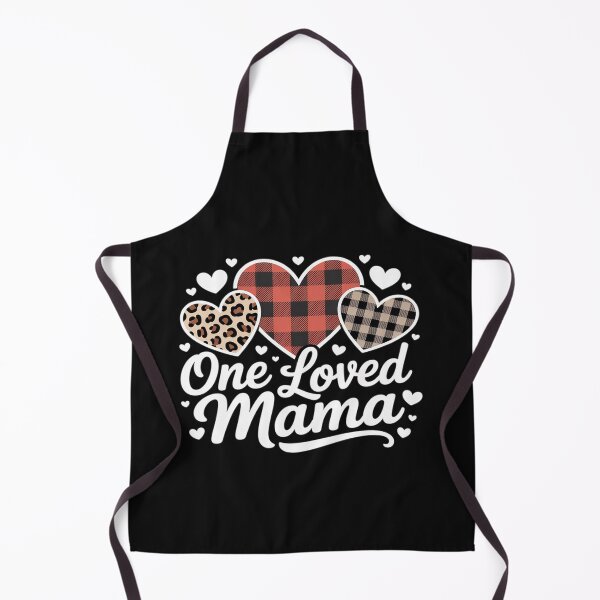 Item preview, One Loved MAMA Cute Buffalo Plaid Heart Family Valentine designed and sold by katherintration.