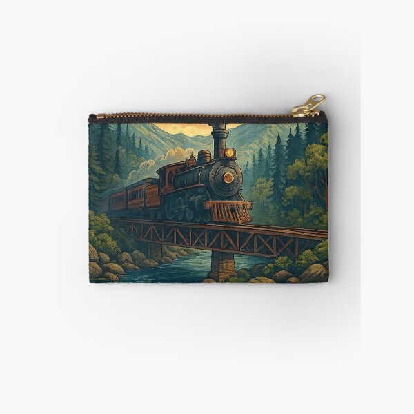 Item preview, Bryson City North Carolina Train Crossing Bridge at Sunset designed and sold by Places On Earth.