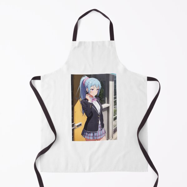Item preview, Saki Kawasaki Oregairu Art - Cool Blue Aesthetic Anime Girl Waifu designed and sold by iloveanimechibi.