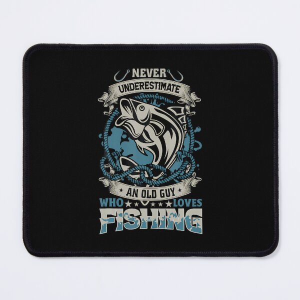 Item preview, Never Underestimate An Old Guy Who Loves Fishing Old Man designed and sold by malhanasbih.