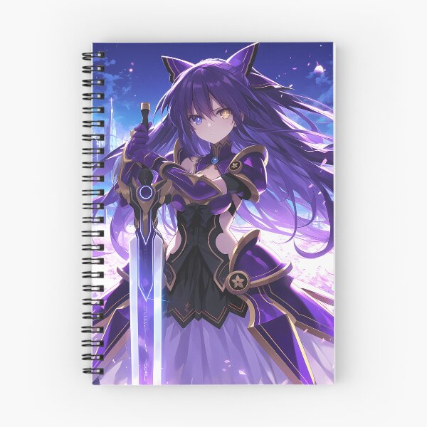Item preview, Tohka Yatogami Date A Live Night Blade Anime Girl Waifu Purple Spirit designed and sold by Tokyonomad.
