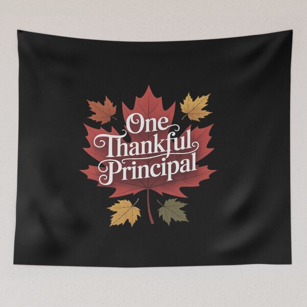 Item preview, One Thankful Principal Thanksgiving Rainbow Funny Thankful designed and sold by katherintration.