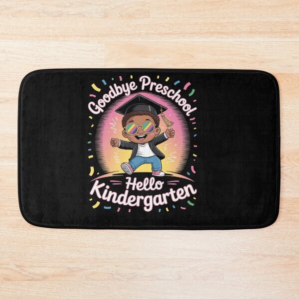 Item preview, Goodbye Preschool Hello Kindergarten Graduate Black Boy Dab  designed and sold by catsdothingz.