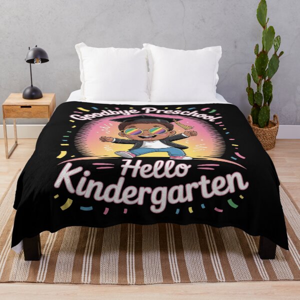 Item preview, Goodbye Preschool Hello Kindergarten Graduate Black Boy Dab designed and sold by catsdothingz.